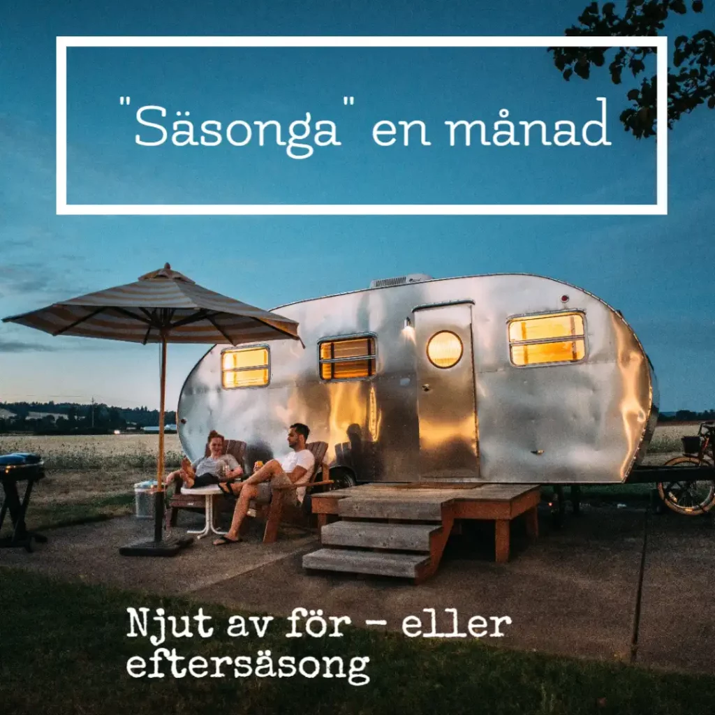 husvagn på camping