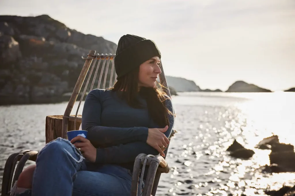 avslappnat vid havet
