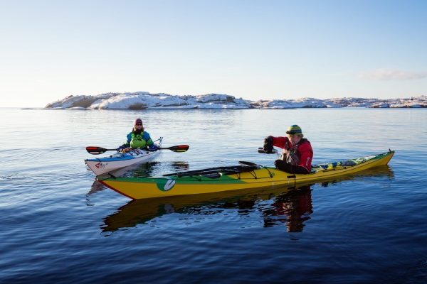 Vinterpaddling med kajak i Bohuslän