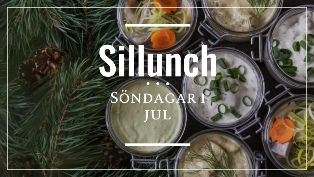Sillunch på söndagar i jul